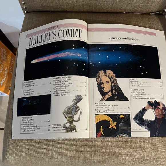 1986 HALLEY'S COMET MAGAZINE - COMMEMORATIVE ISSUE - Picture 2 of 3